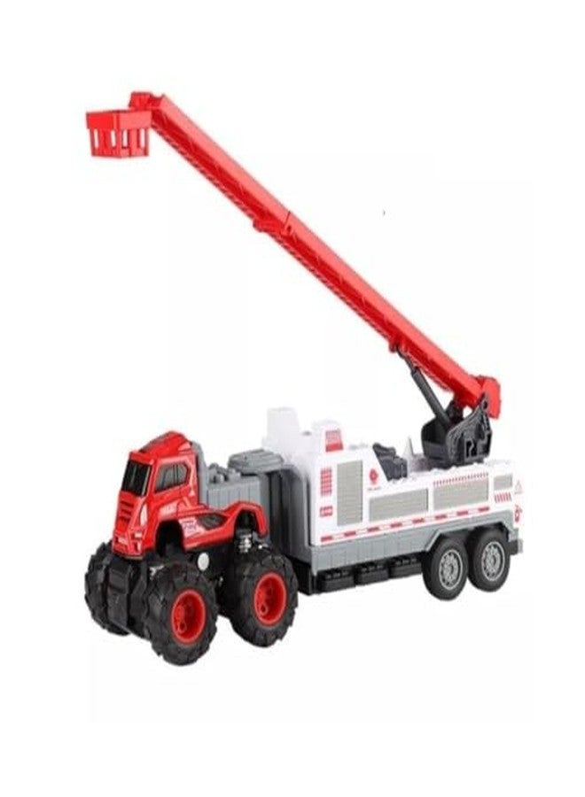 CIRBOX 1:43 Metal Toys Alloy Diecast Truck Set Toy, Diecast Miniature Car Model Best Birthday Gift for Kids (Water & Fire Truck), Multicolor - Image 5